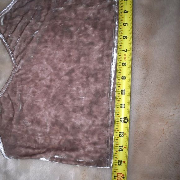 Kimchi Blue Velvet Tank Top in Tan and Cream - Picture 11 of 12